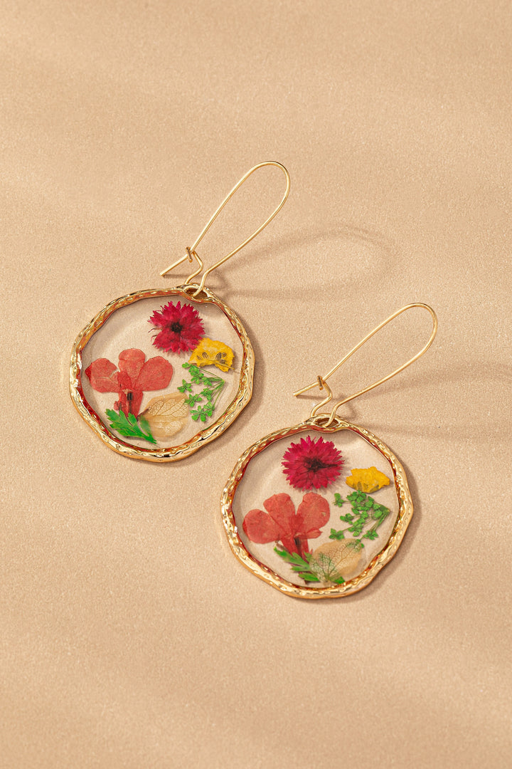 The Botanical Pressed Floral Earrings