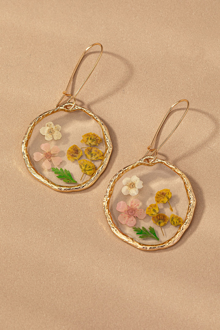 The Botanical Pressed Floral Earrings