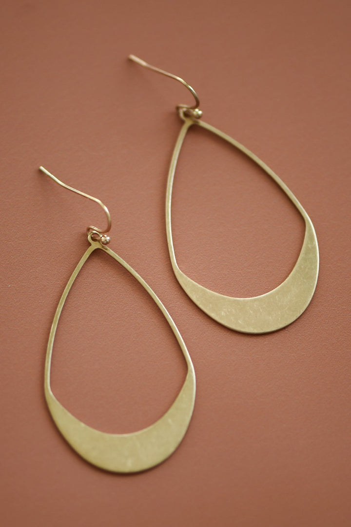 The Metal Teardrop Earrings