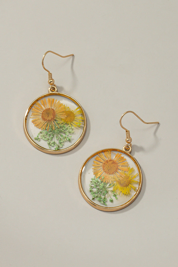 The Botanical Pressed Floral Earrings