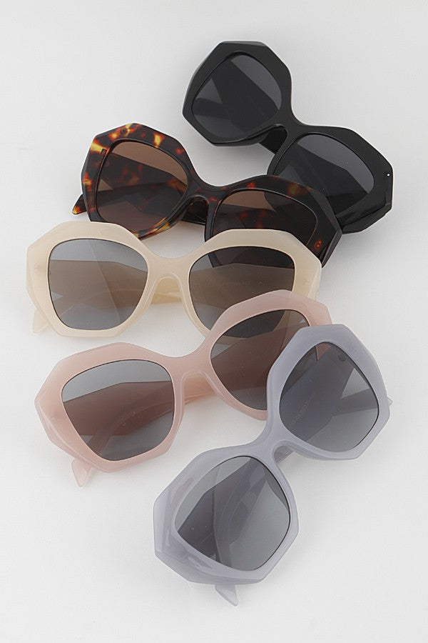 Geometric Square Sunglasses