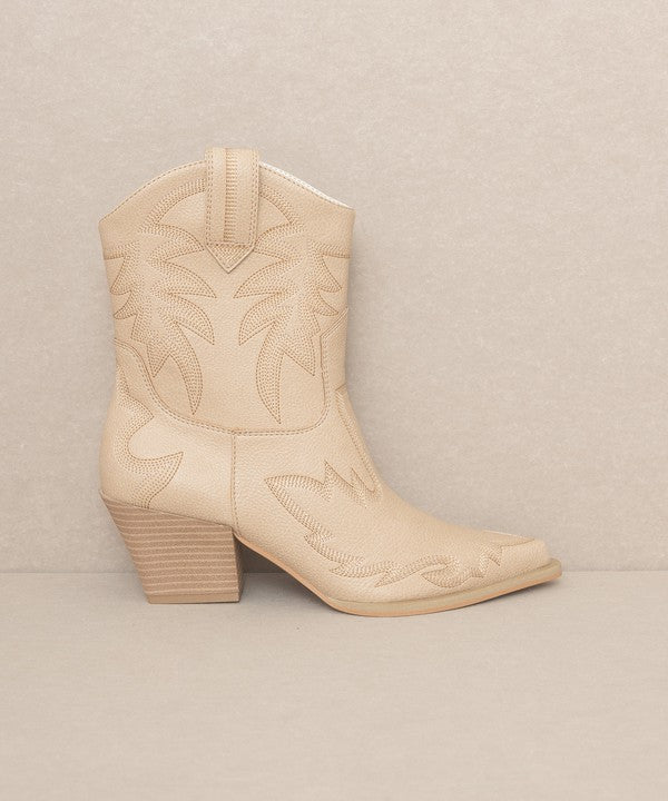 The Nantes Embroidered Cowboy Boots