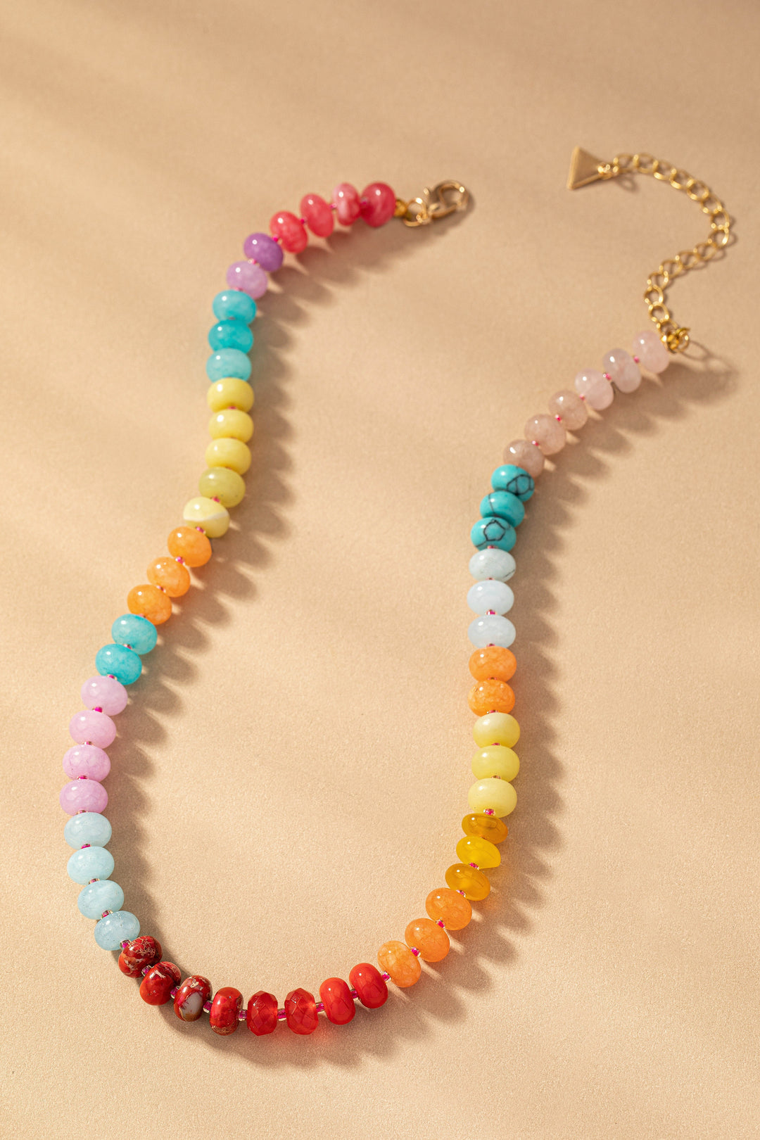 The Colorful Beaded Agate Necklace