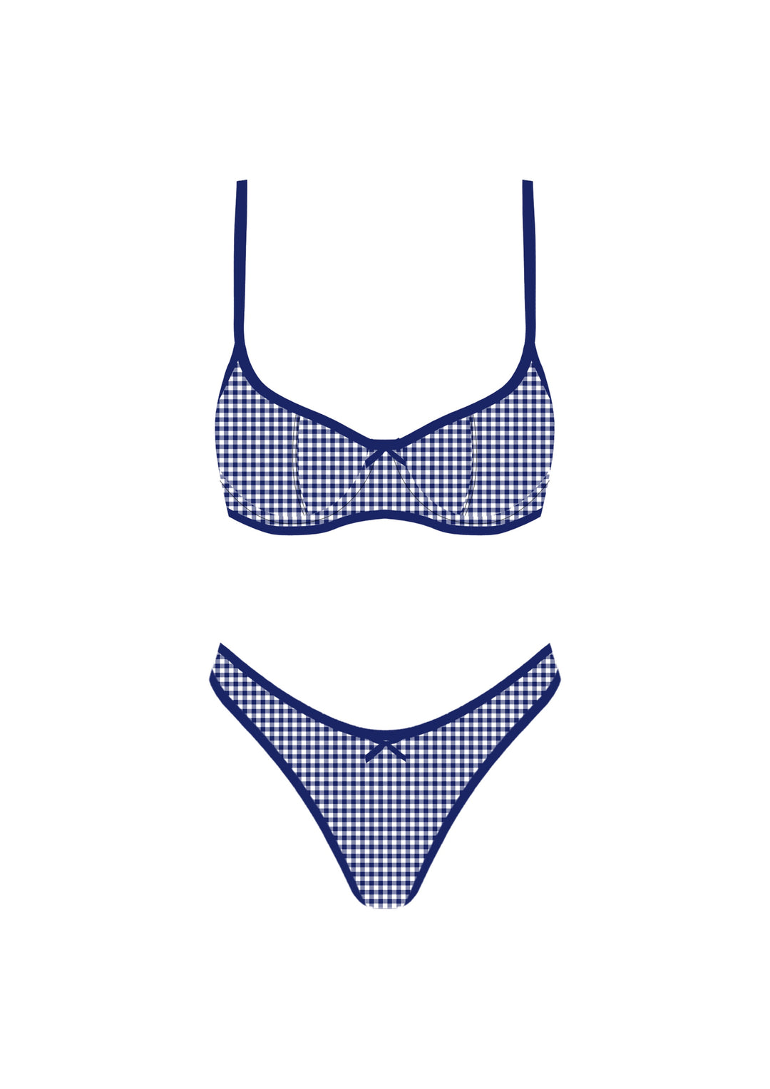 The Seaside Picnic Bikini Top