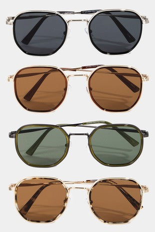 The Jet Set MetalFrame Sunglasses