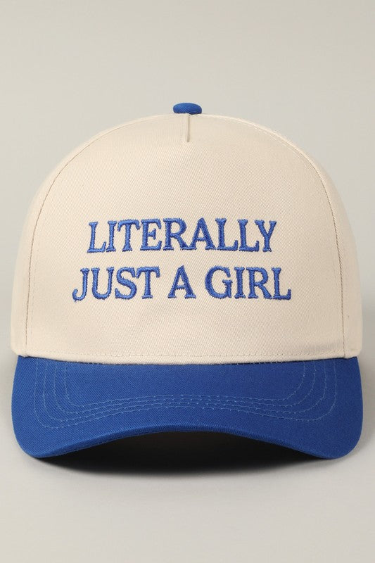 The "Literally Just A Girl" Trucker Hat