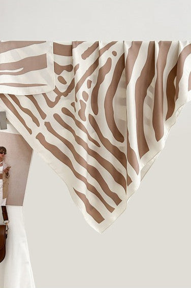 The Serengeti Zebra Print Scarf