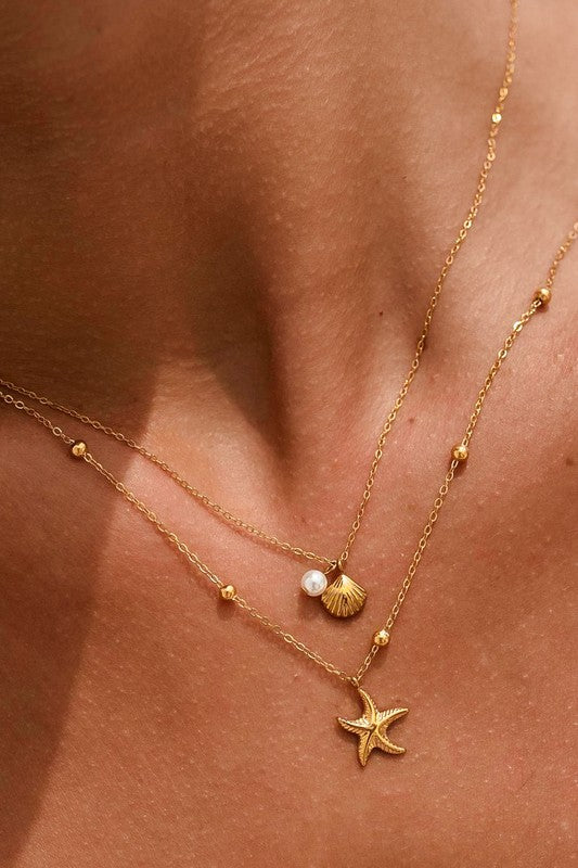 The Salt and Sparkle Layered Necklace