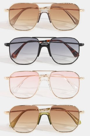 The Simple Square Aviator Sunglasses