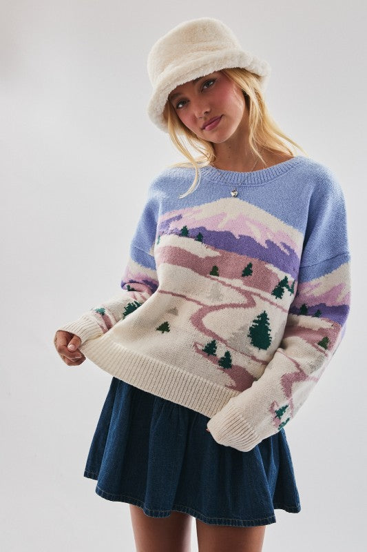 The Snow Mountain Graphic Sweater