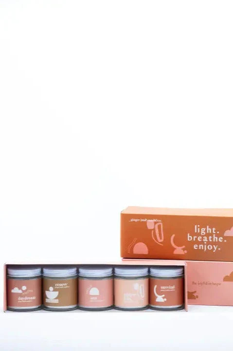 The Daydream Essential Oil Candle Gift Set by Ginger June