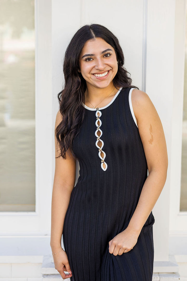 The Keeping In Contact Ribbed Maxi Dress