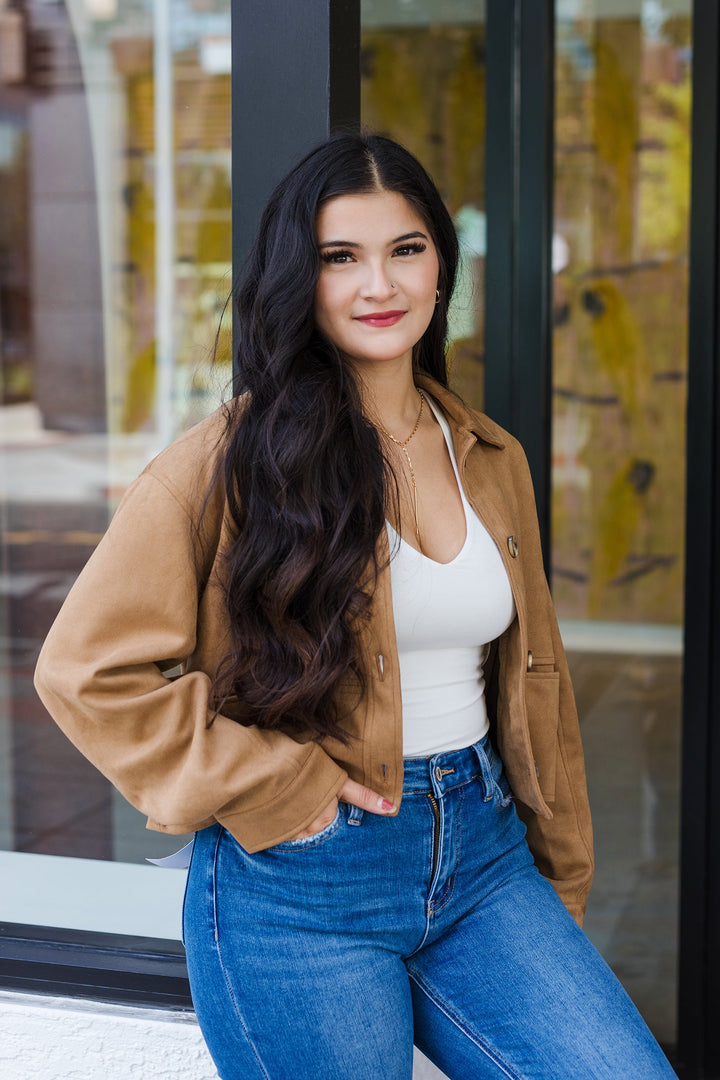 The Saddle Up Faux Suede Jacket