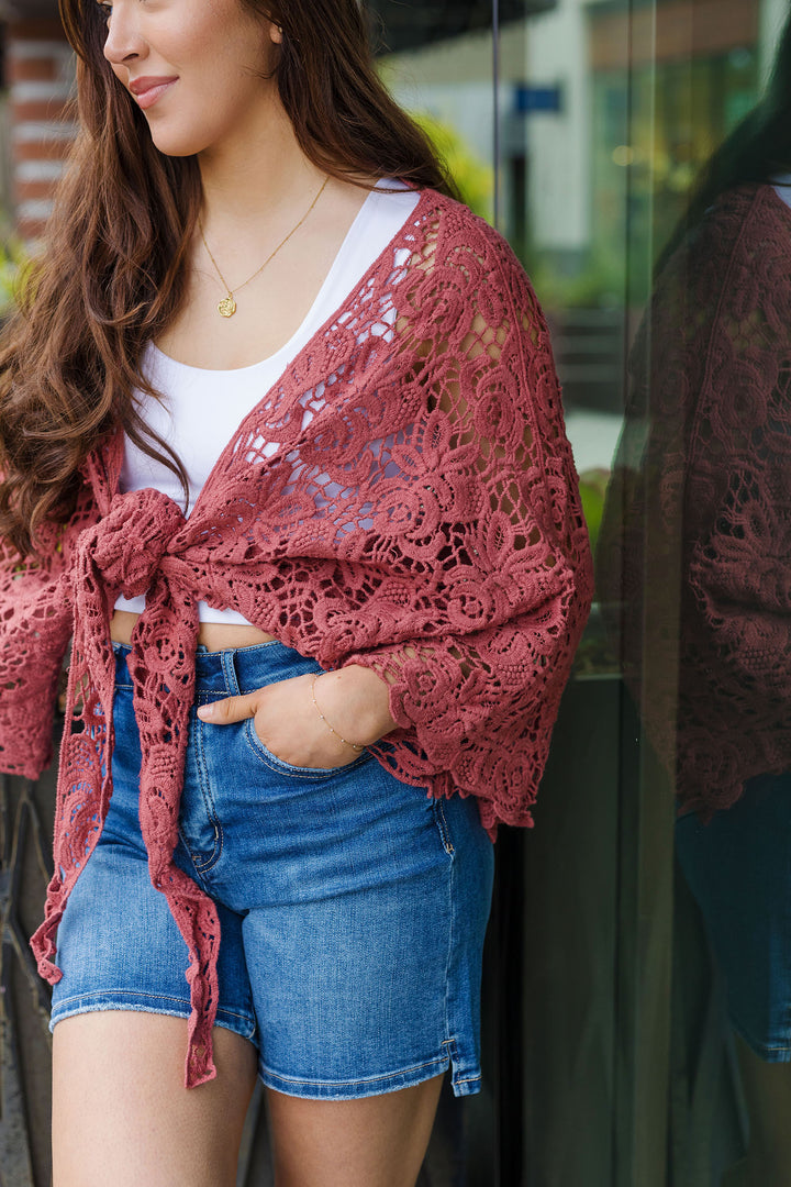 The Moon Garden Crochet Kimono
