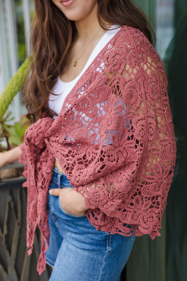 The Moon Garden Crochet Kimono