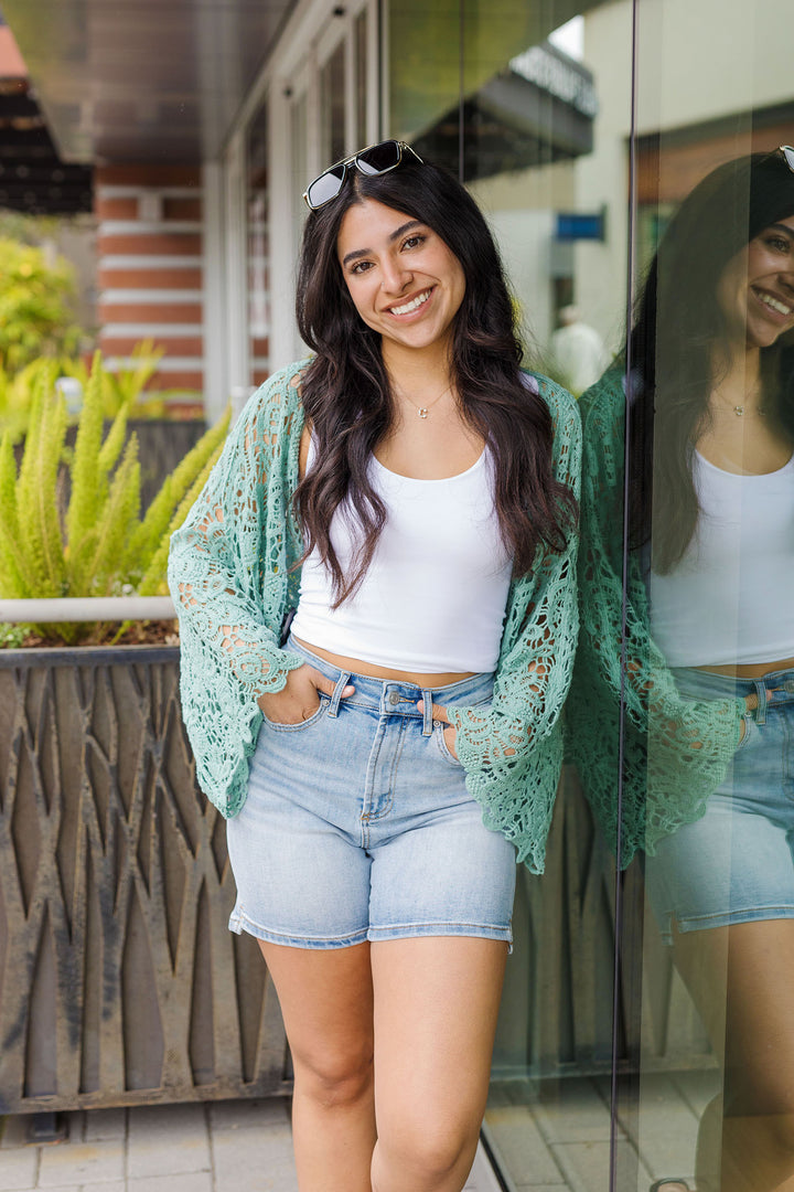 The Moon Garden Crochet Kimono