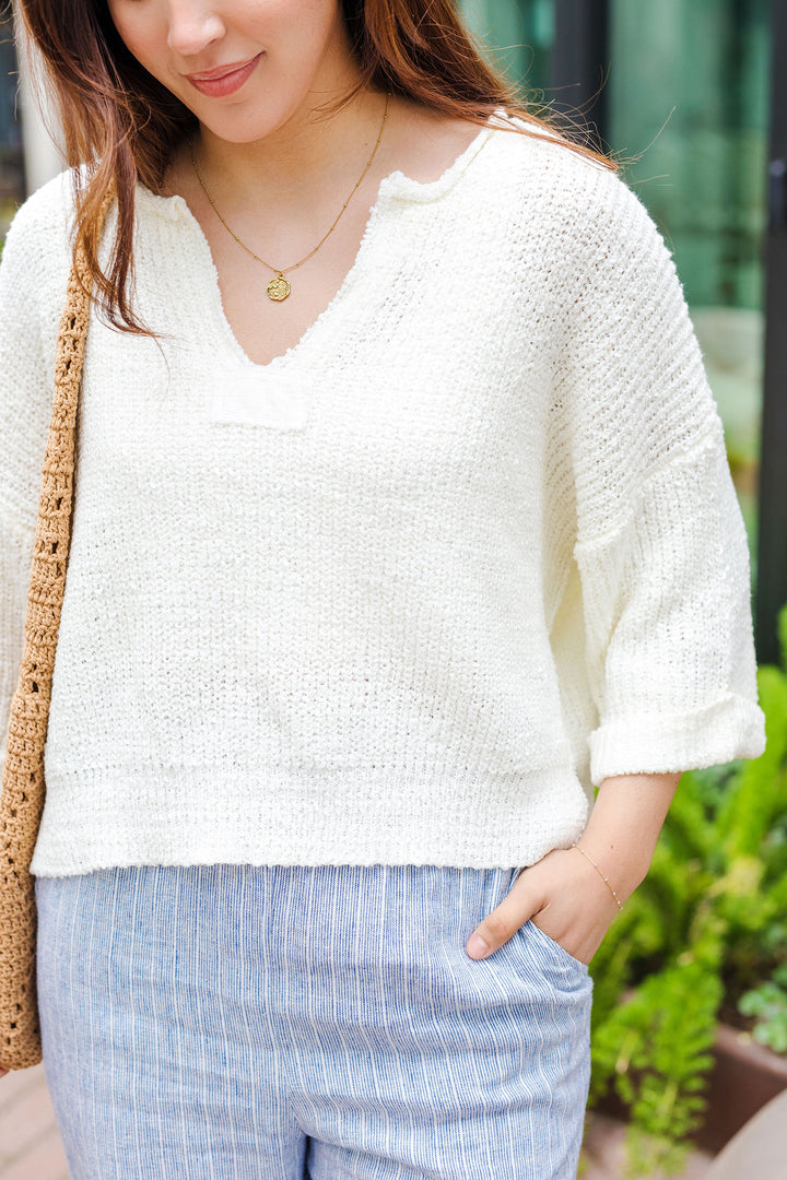 The Most Valuable Layer Cropped Sweater