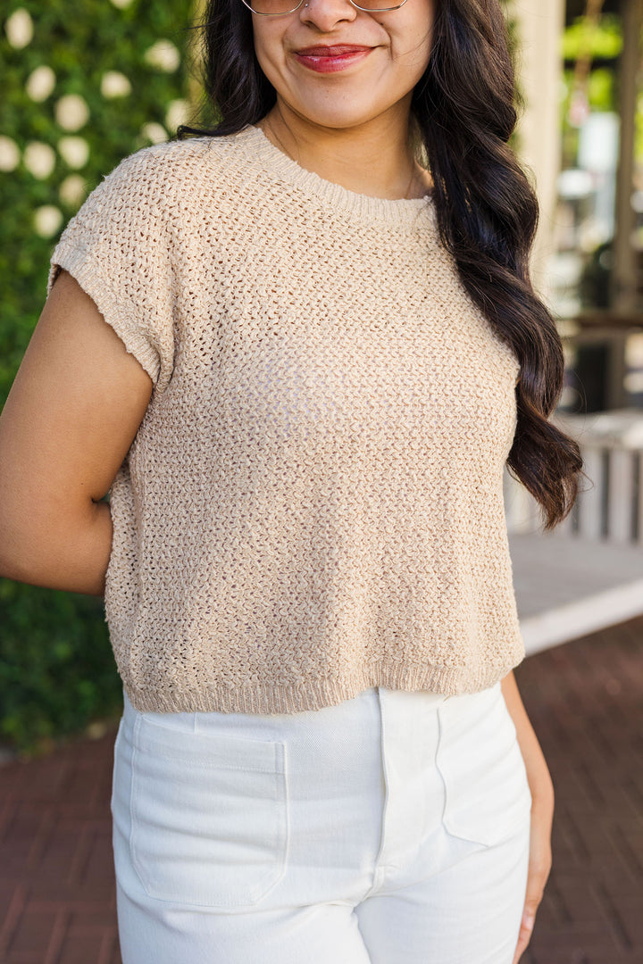 The Olive Branch Short Sleeve Summer Sweater