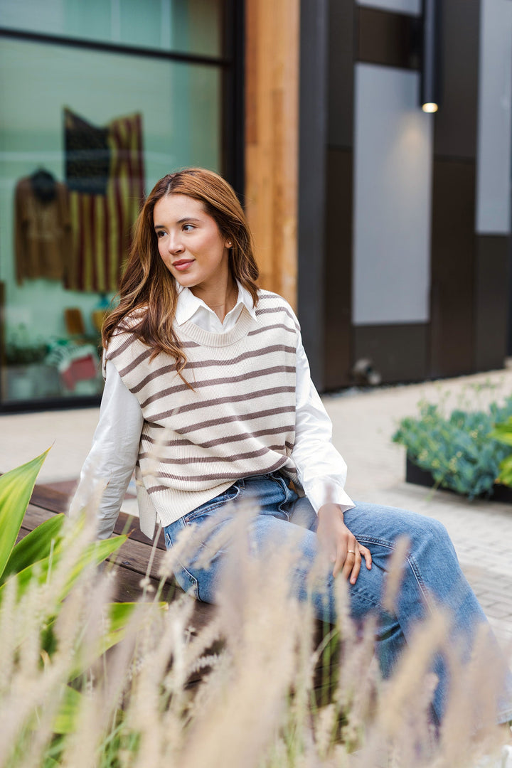 The Boardroom White Button Up Cropped Shirt