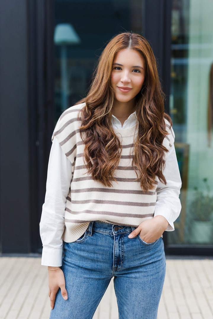 The Boardroom White Button Up Cropped Shirt