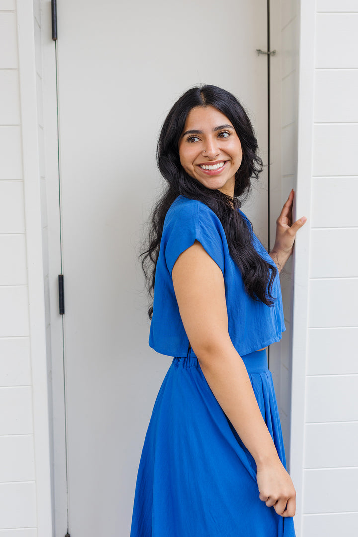 The Cassie Linen Skirt Set