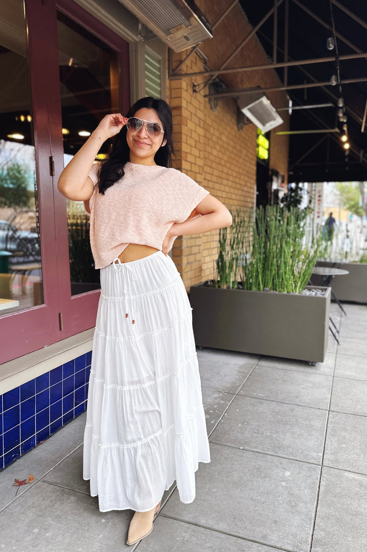 The Girl Like Me Tiered Maxi Skirt