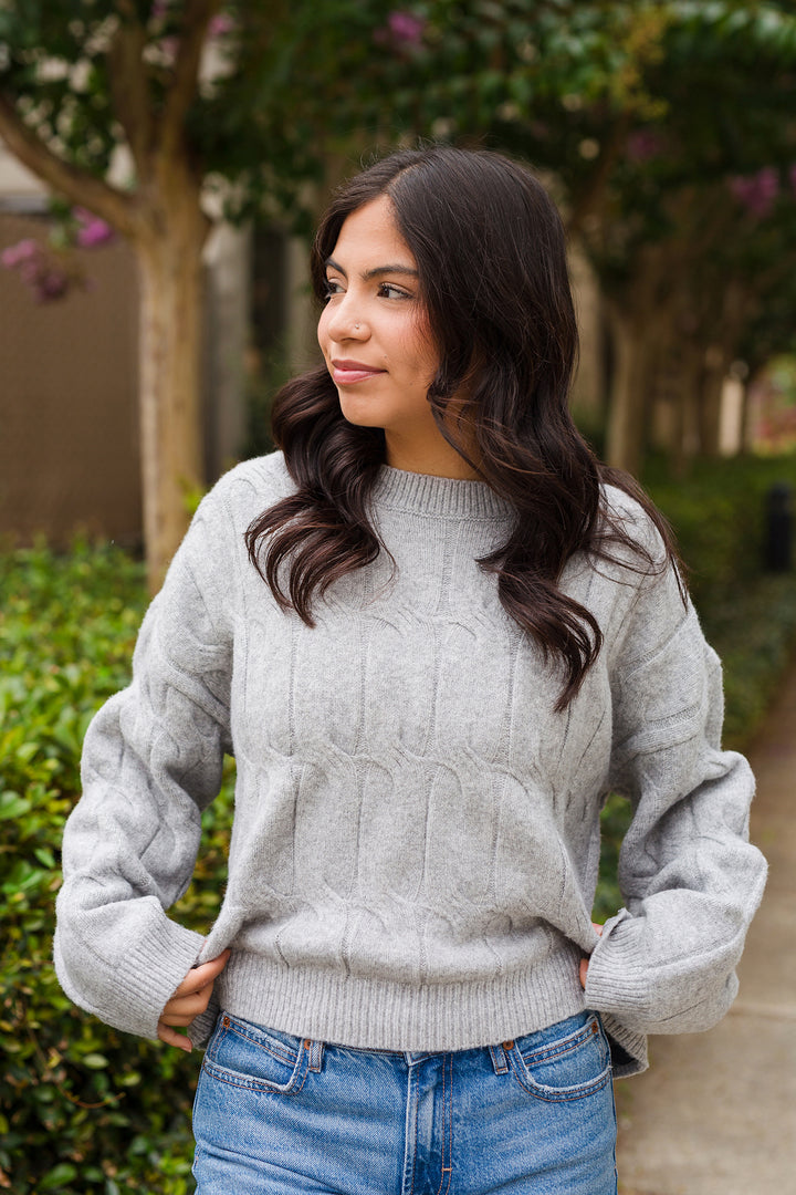 The Frost Warning Cable Knit Sweater