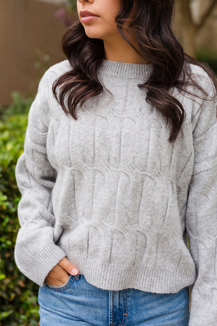 The Frost Warning Cable Knit Sweater