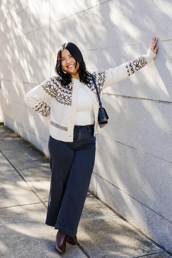 The Nordic Fair Isle Knit Cardigan