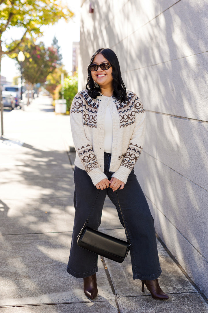 The Nordic Fair Isle Knit Cardigan