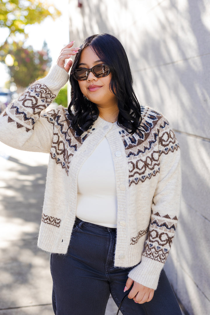 The Nordic Fair Isle Knit Cardigan