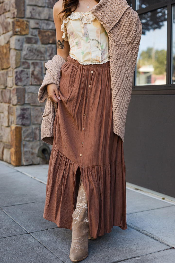 The Always You Tiered Maxi Skirt