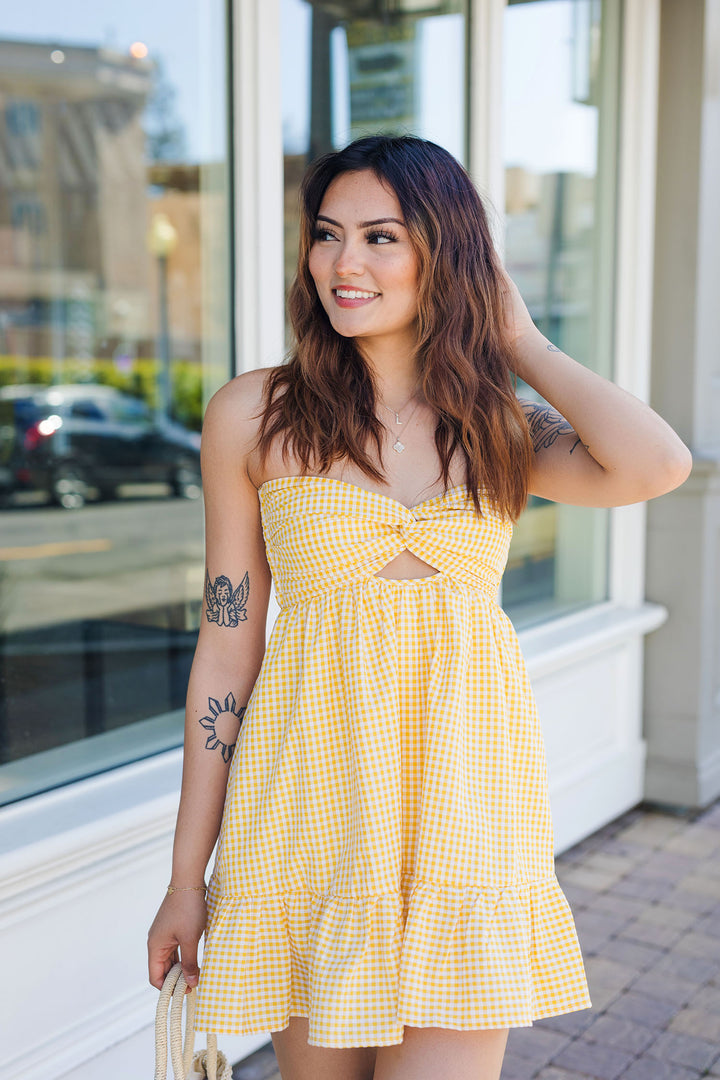 The Picnic In The Park Gingham Romper