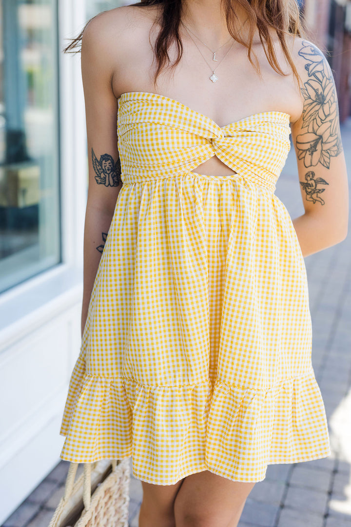 The Picnic In The Park Gingham Romper
