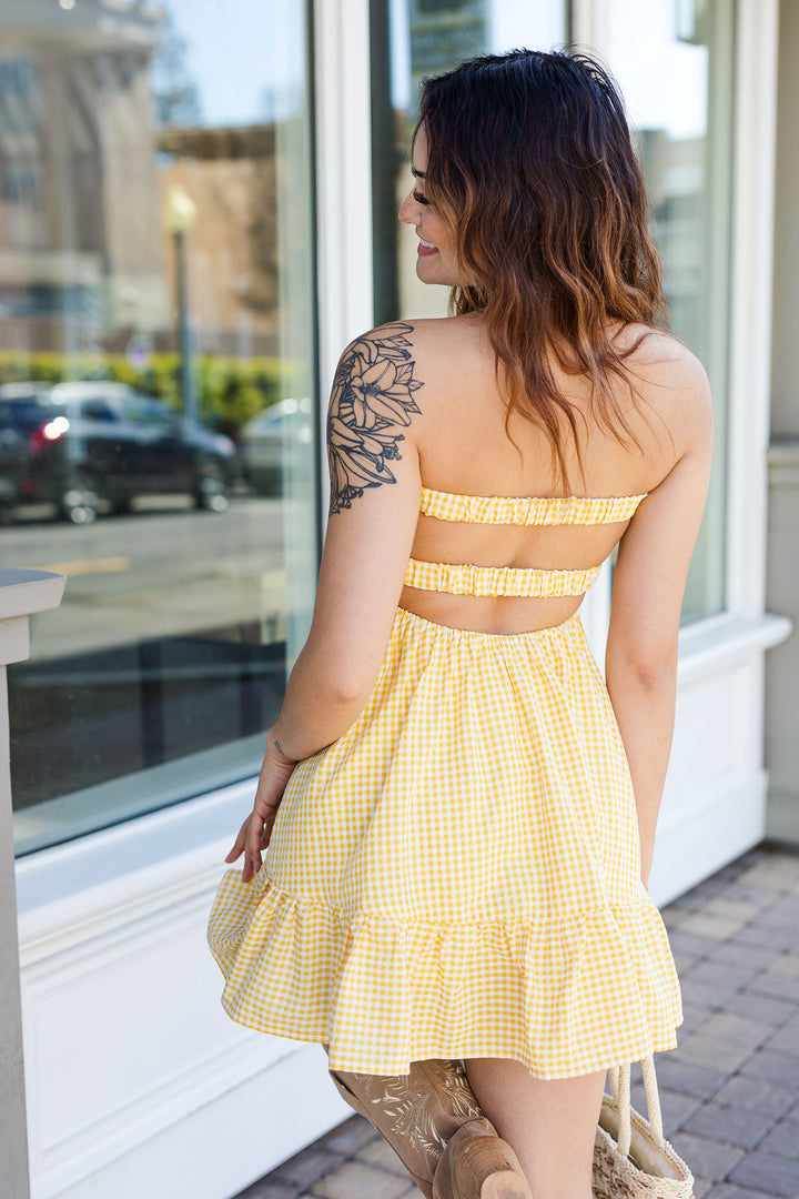The Picnic In The Park Gingham Romper