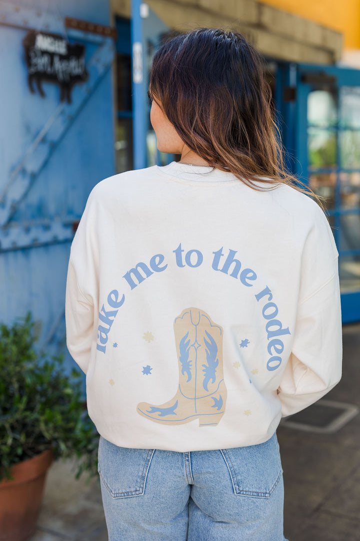 The Take Me To The Rodeo Oversized Sweatshirt