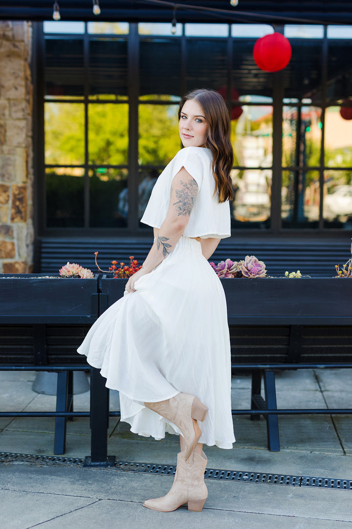 The Cassie Linen Skirt Set