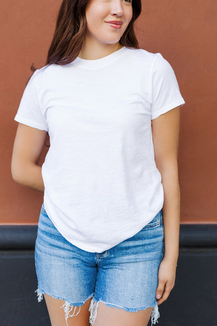 The Santa Maria High Rise Boyfriend Denim Shorts