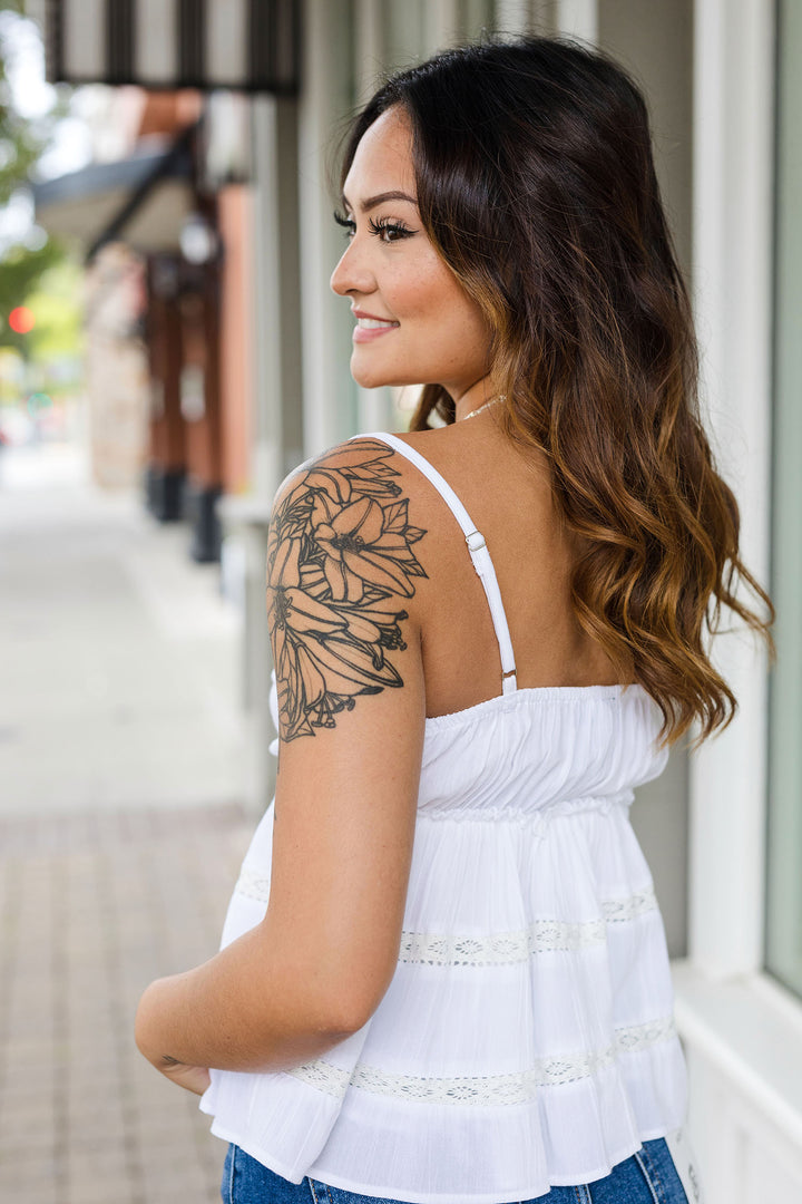 The Belle of the Bow Babydoll Top