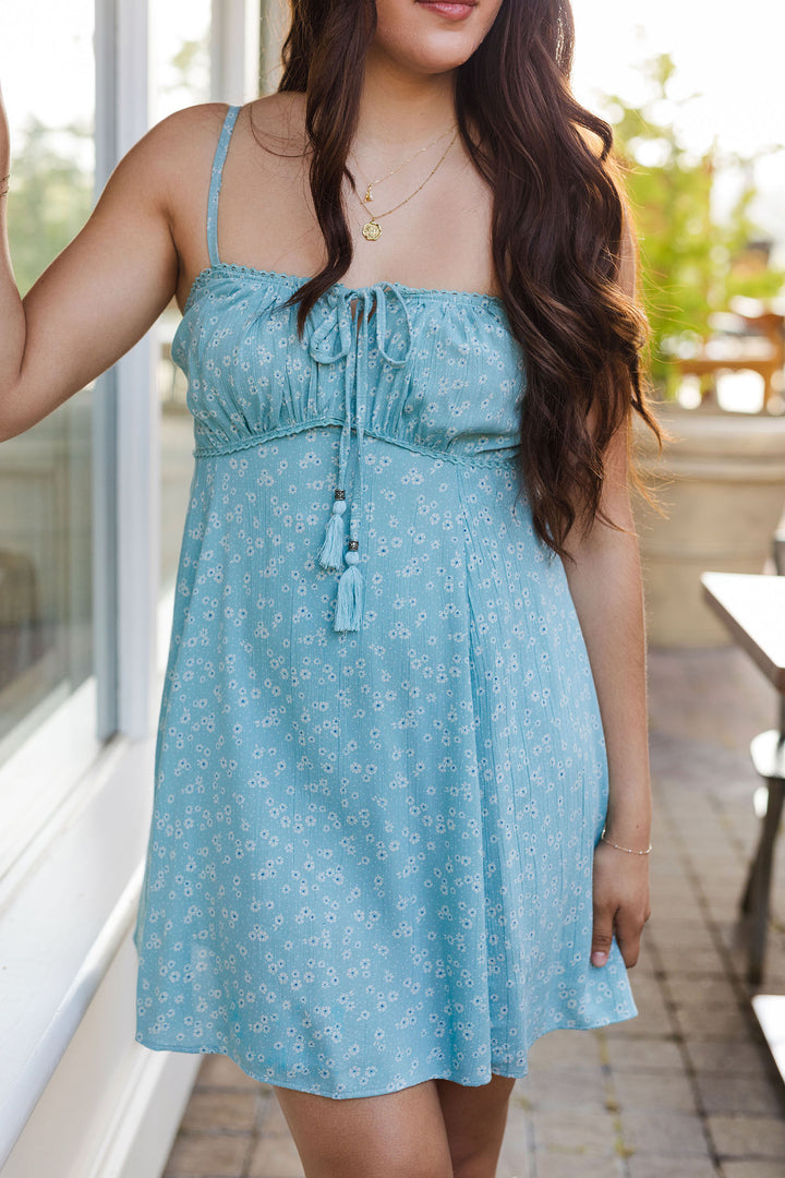 The Sun Chaser Floral Print Mini Dress