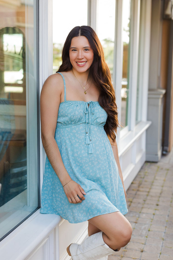 The Sun Chaser Floral Print Mini Dress