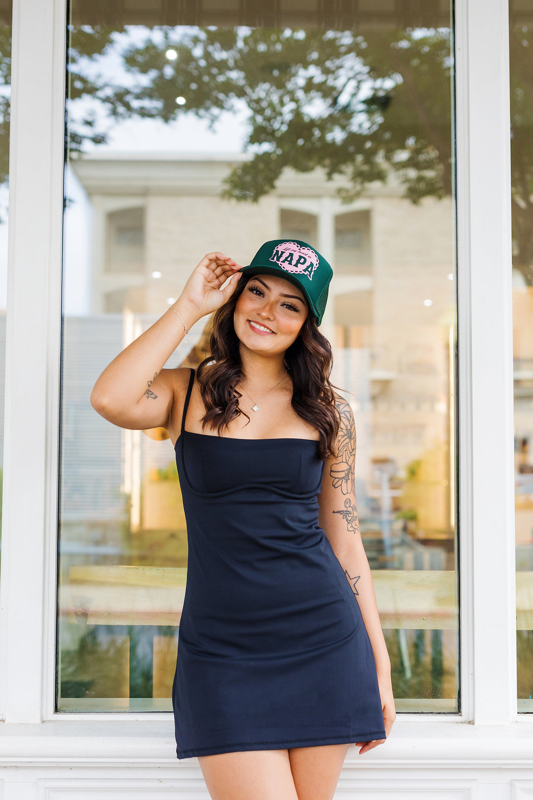 The Left My Heart In Napa Trucker Hat