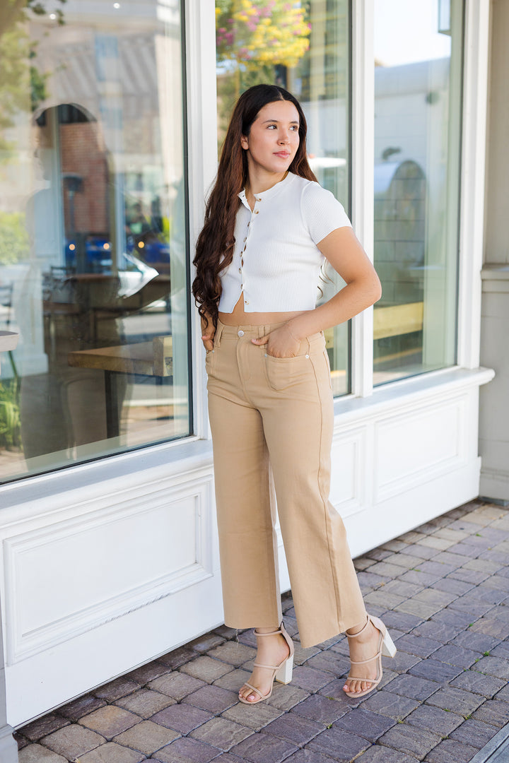 The Side Note Mid-Rise Pants