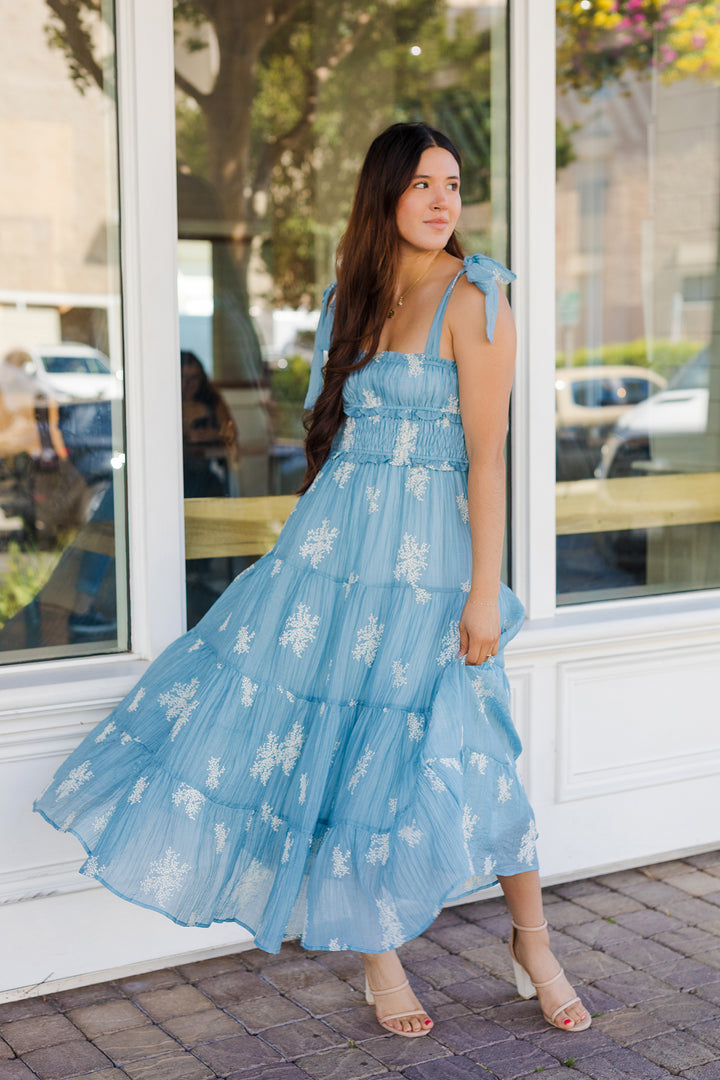 The Summer Romance Floral Print Maxi Dress