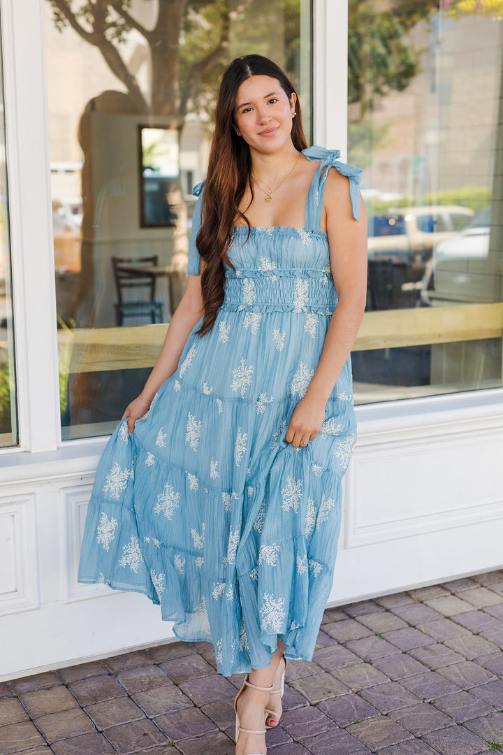 The Summer Romance Floral Print Maxi Dress