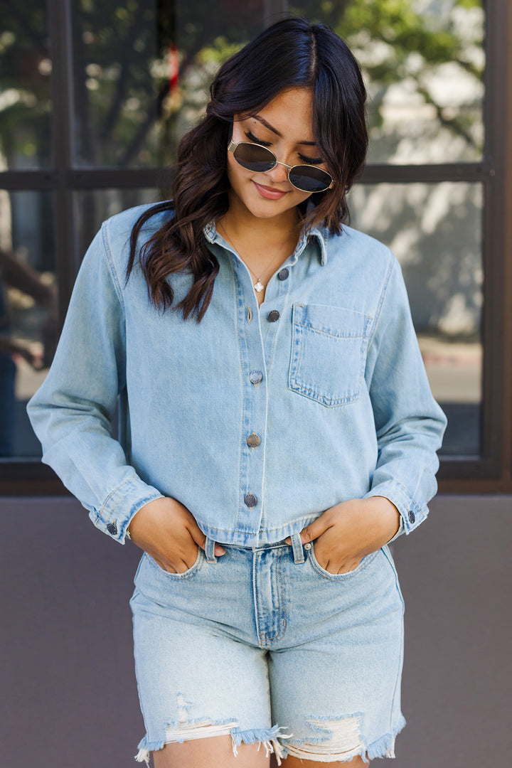 The Desert Dibs Denim Shacket