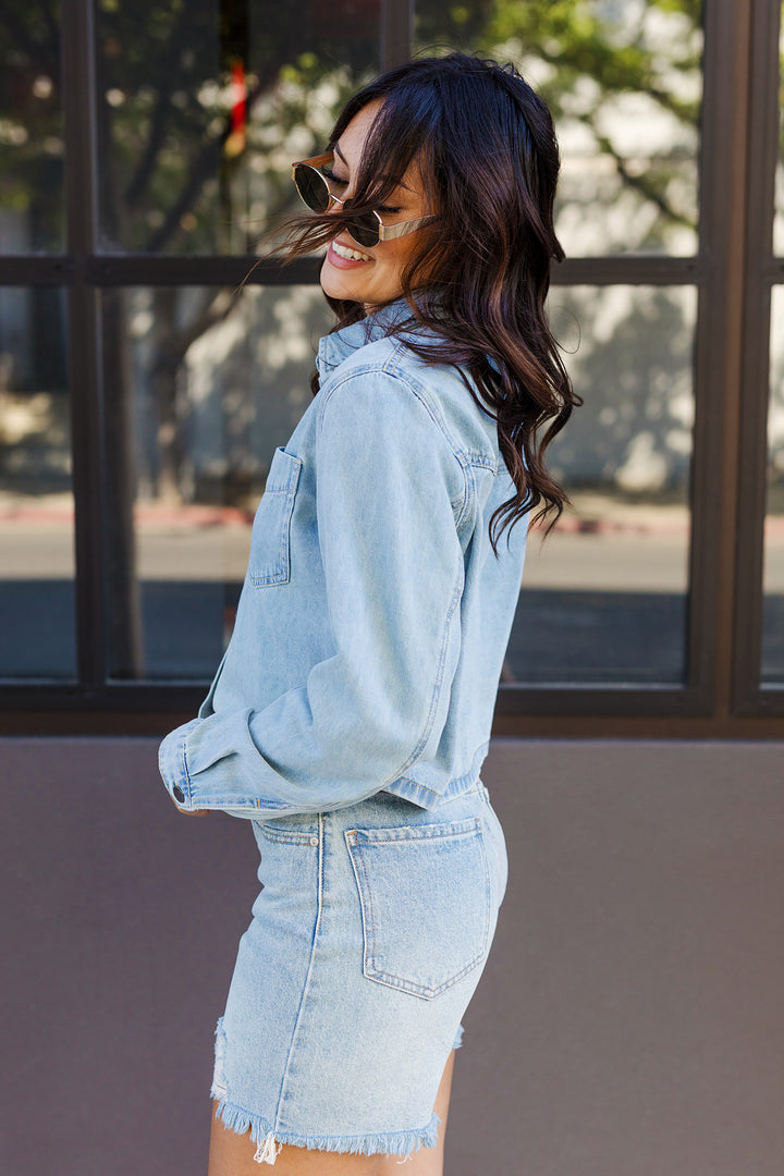 The Desert Dibs Denim Shacket
