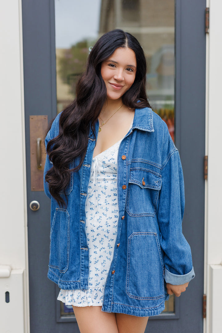 The Bloom Service Floral Mini Dress