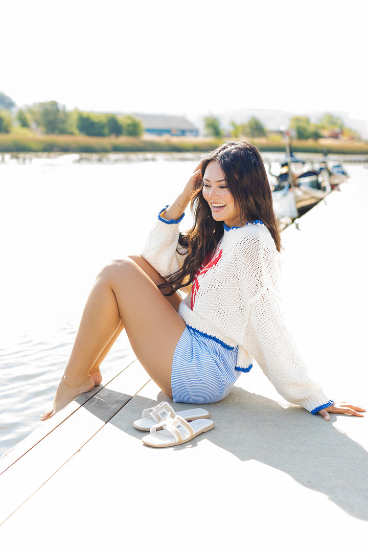 The Hamptons Lobster Knit Sweater