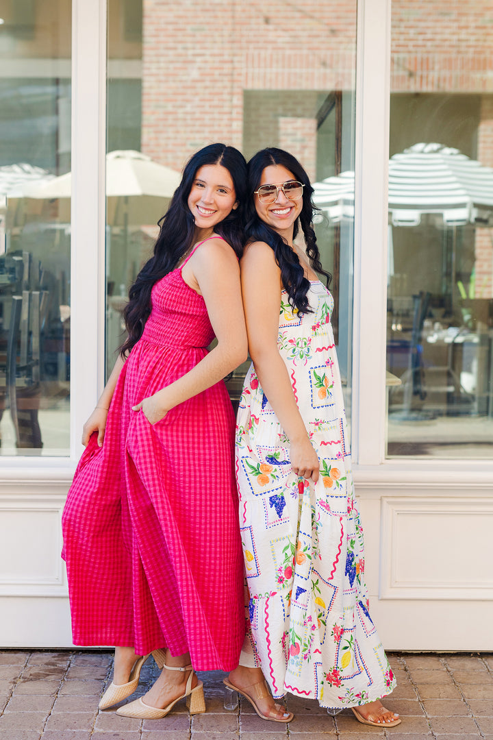 The Cherry On Top Gingham Maxi Dress